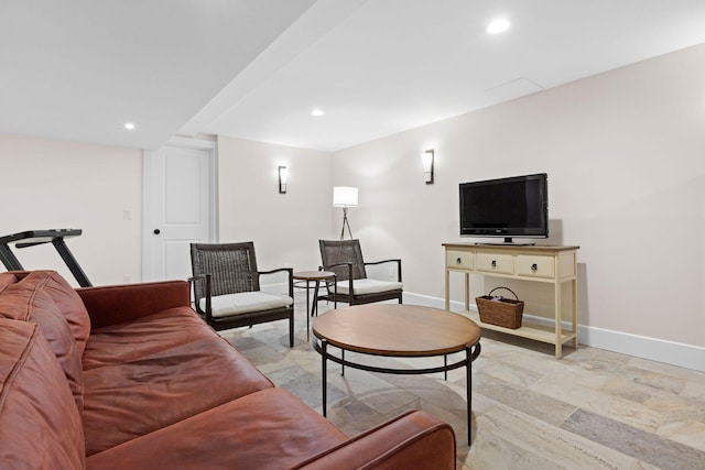 40 Leilla Rich Dr, Wellfleet, MA 02667 - living area with baseboards and recessed lighting