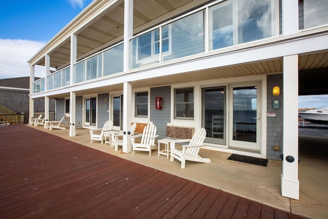 496 Shore Rd Unit 4, Truro, MA 02666 - view of wooden deck