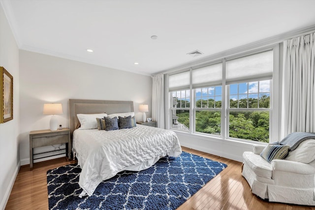 780 Craigville Beach Rd Unit 10, Centerville, MA 02632 - bedroom featuring ornamental molding and wood finished floors