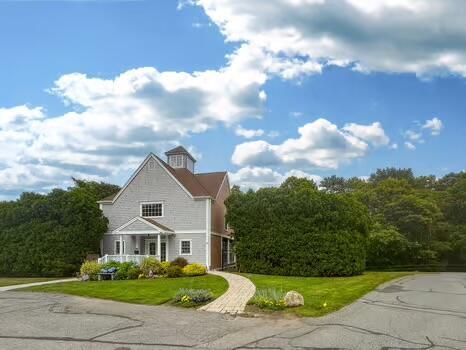 3 Mayfair Ct, Mashpee, MA 02649 - view of front of property featuring a front lawn