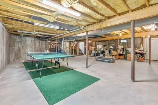 3 Mayfair Ct, Mashpee, MA 02649 - unfinished below grade area with stairway