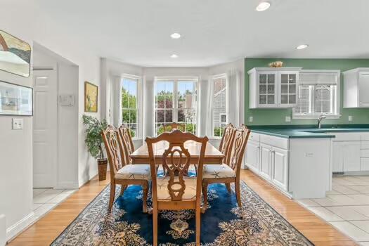 3 Mayfair Ct, Mashpee, MA 02649 - dining room with light wood-style floors and recessed lighting