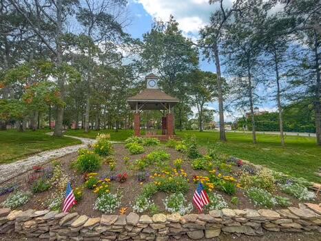 3 Mayfair Ct, Mashpee, MA 02649 - view of property's community with a gazebo and a yard