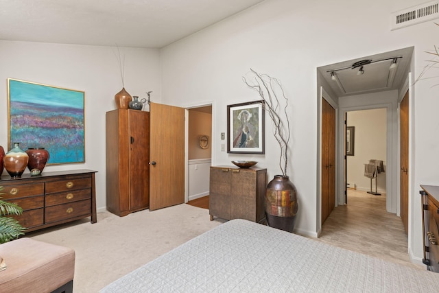 104 Chestnut Cir, Brewster, MA 02631 - bedroom featuring attic access and carpet flooring