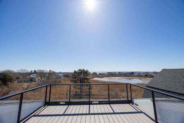 179 Beebe Acres Rd, Falmouth, MA 02540 - deck featuring a water view