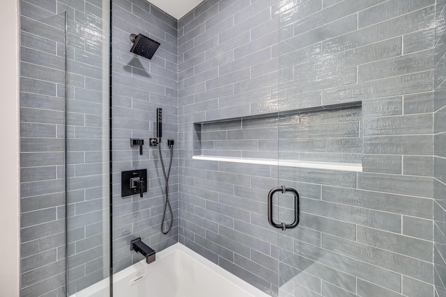 179 Beebe Acres Rd, Falmouth, MA 02540 - full bathroom featuring shower / bath combination with glass door