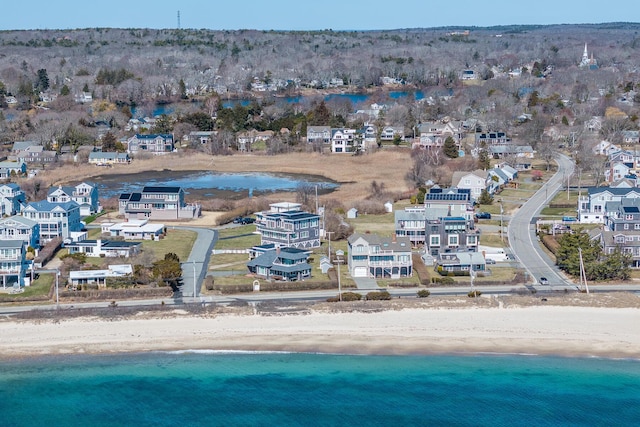 179 Beebe Acres Rd, Falmouth, MA 02540 - aerial view with a beach view and a water view