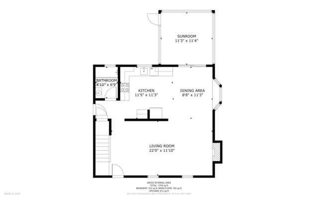 130 Surrey Ln, Brewster, MA 02631 - floor plan