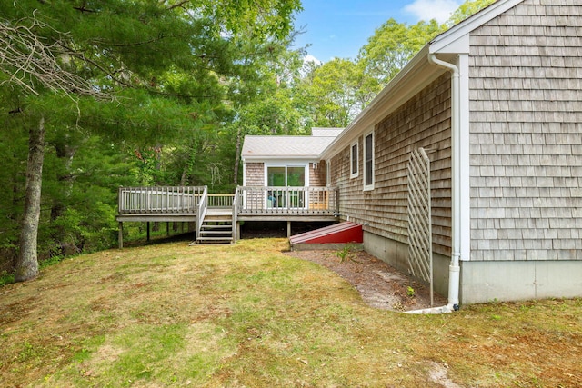 66 Chuckles Way, Marstons Mills, MA 02648 - view of yard with a deck