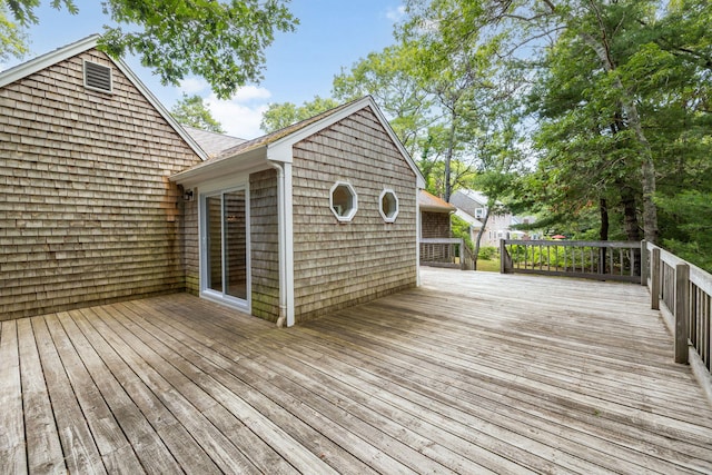 66 Chuckles Way, Marstons Mills, MA 02648 - view of wooden deck