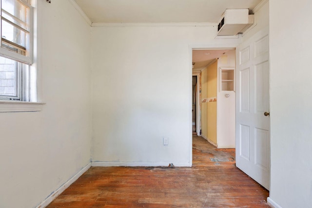 91 Baxter Rd, Hyannis, MA 02601 - spare room with ornamental molding, wood-type flooring, and baseboards