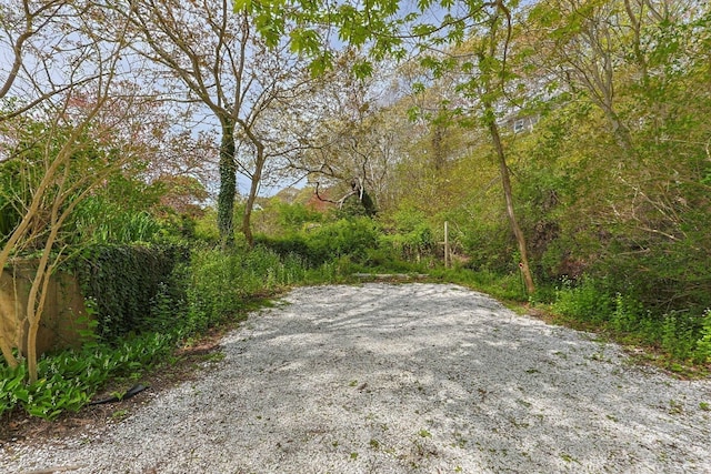 view of road