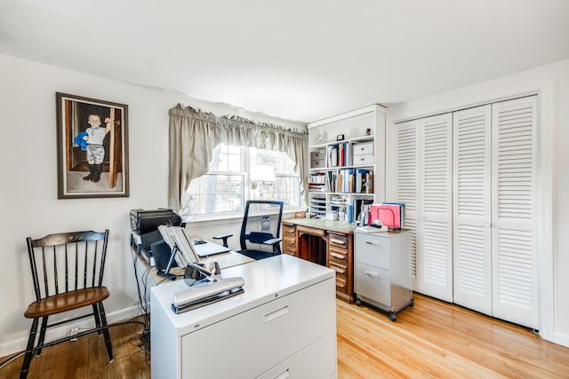 38 Rainbow Way, Harwich, MA 02645 - office area featuring light wood-type flooring