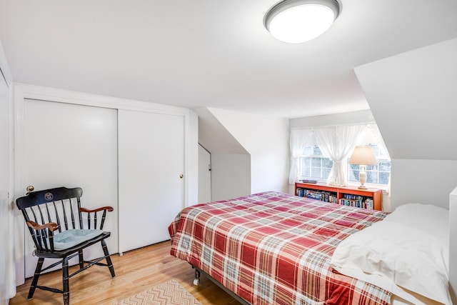 38 Rainbow Way, Harwich, MA 02645 - bedroom with wood finished floors and a closet