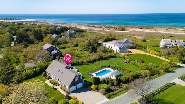 33 Torrey Rd, East Sandwich, MA 02537 - drone / aerial view of a nearby body of water and a pool