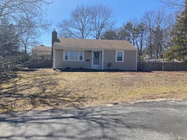 25 Buckwood Dr, South Yarmouth, MA 02664 - ranch-style house with a chimney