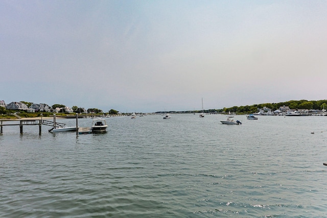 36 Uncle Barneys Rd, West Dennis, MA 02670 - water view with a floating dock