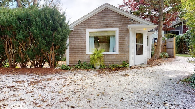 view of front of property