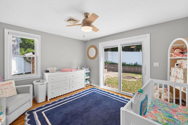 24 Tabor Rd, Forestdale, MA 02644 - bedroom with wood finished floors and a ceiling fan