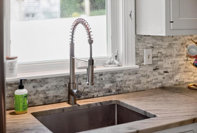 24 Tabor Rd, Forestdale, MA 02644 - kitchen view of decorative backsplash and light countertops
