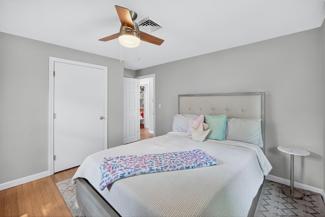 24 Tabor Rd, Forestdale, MA 02644 - bedroom with wood finished floors and ceiling fan