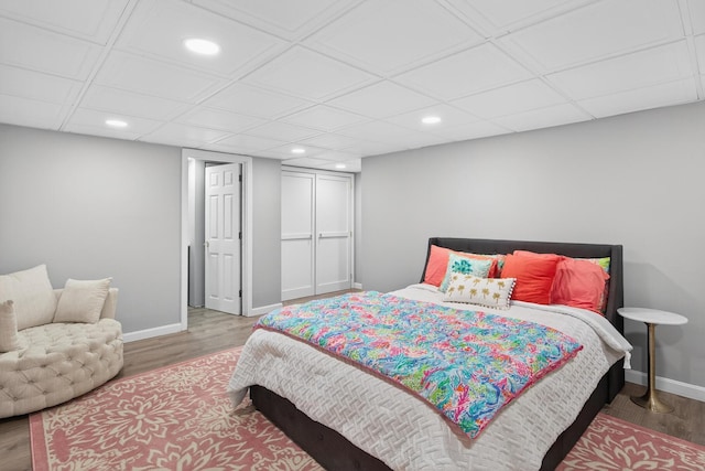 24 Tabor Rd, Forestdale, MA 02644 - bedroom with recessed lighting, wood finished floors, and a closet