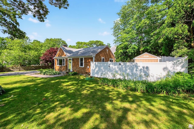 24 Tabor Rd, Forestdale, MA 02644 - shingle-style home featuring a chimney