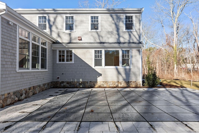 view of rear view of property