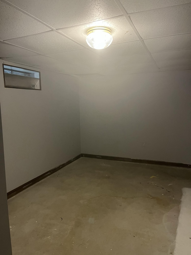 12 Pine Ter, East Sandwich, MA 02537 - empty room with unfinished concrete floors and baseboards