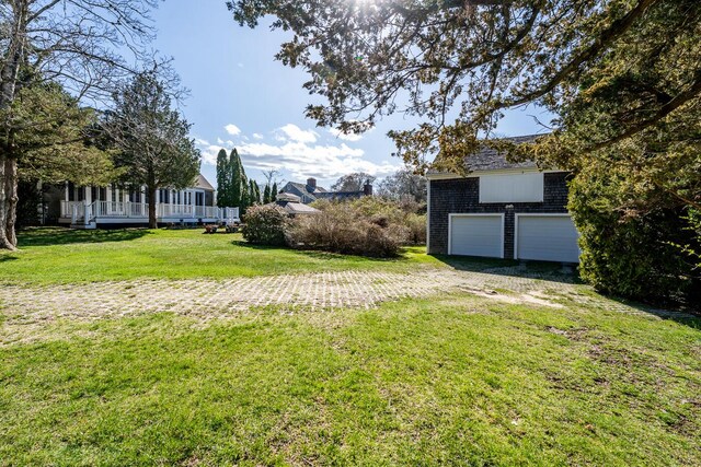 11 Allyn Ln, Barnstable, MA 02630 - view of yard with an outbuilding