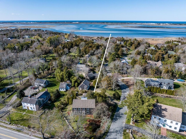 11 Allyn Ln, Barnstable, MA 02630 - bird's eye view featuring a water view and a residential view