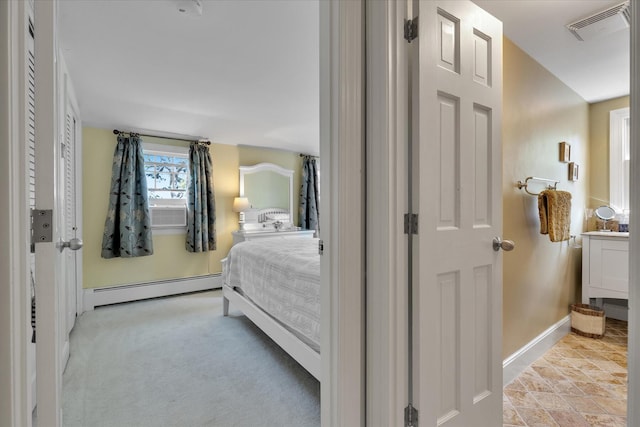 194 John Joseph Rd, Harwich, MA 02645 - bedroom featuring a baseboard radiator and cooling unit