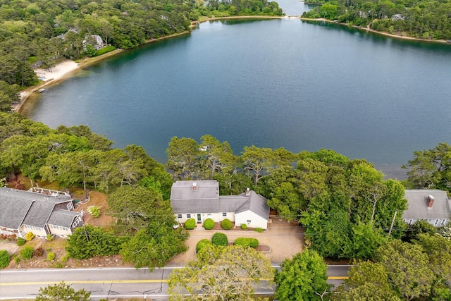 194 John Joseph Rd, Harwich, MA 02645 - view of subject property with a large body of water and a heavily wooded area