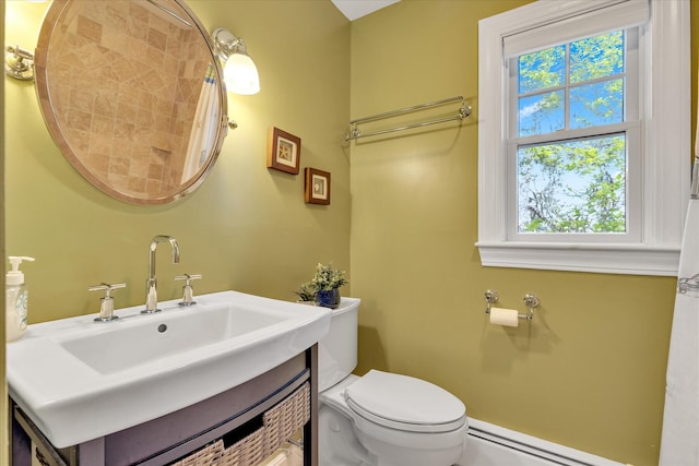 194 John Joseph Rd, Harwich, MA 02645 - bathroom with a baseboard radiator and vanity