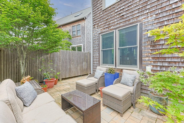 10 Seashore Park Dr Unit Ugg, Provincetown, MA 02657 - view of patio with an outdoor living space