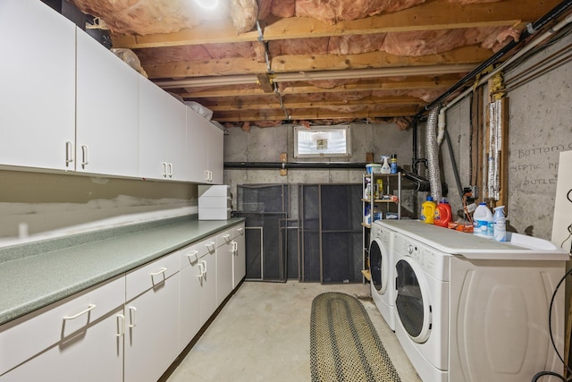 10 Seashore Park Dr Unit Ugg, Provincetown, MA 02657 - laundry area with independent washer and dryer and cabinet space