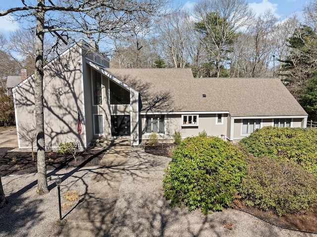 39 Fox Run Ln, East Falmouth, MA 02536 - rear view of property featuring a shingled roof
