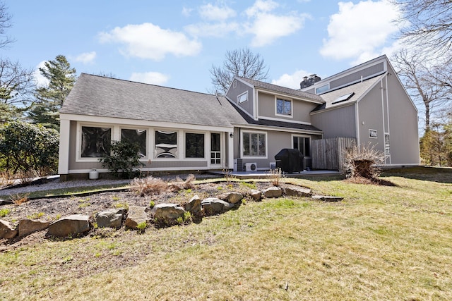 39 Fox Run Ln, East Falmouth, MA 02536 - rear view of property featuring a shingled roof
