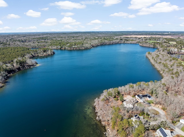 39 Fox Run Ln, East Falmouth, MA 02536 - aerial view of property's location featuring a nearby body of water and a forest