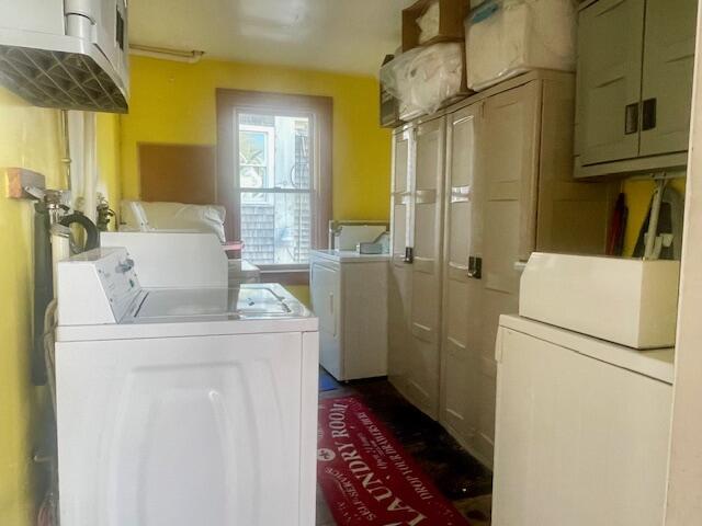 laundry area featuring independent washer and dryer