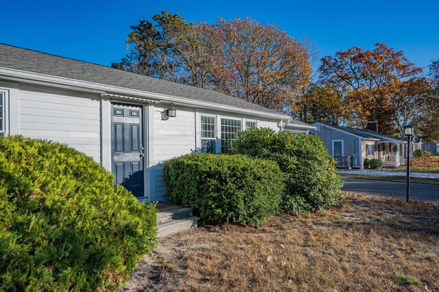 view of front of home