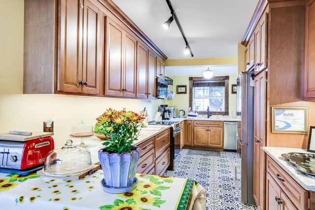 kitchen featuring appliances with stainless steel finishes