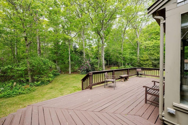 31 Woodridge Rd, East Sandwich, MA 02537 - wooden deck with a lawn