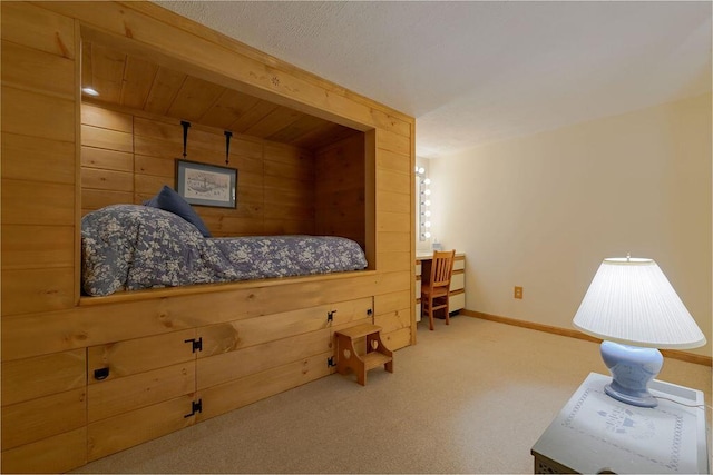 31 Woodridge Rd, East Sandwich, MA 02537 - bedroom with carpet and wooden walls