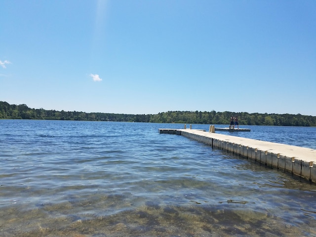 31 Woodridge Rd, East Sandwich, MA 02537 - dock area featuring a water view and a forest view