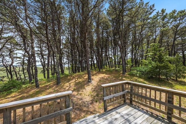 190 Meadow Ave W, Wellfleet, MA 02667 - view of wooden deck