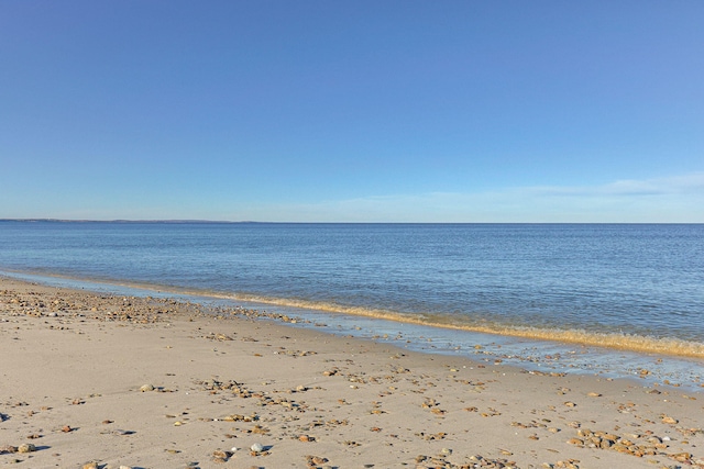 water view featuring a beach view