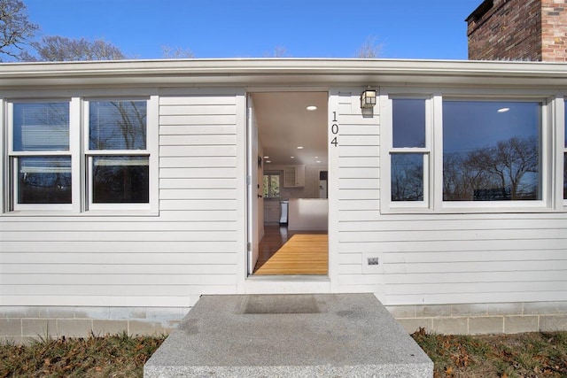 view of entrance to property