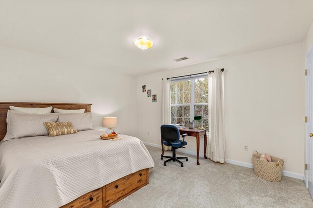 415 Raymond Rd, Plymouth, MA 02360 - bedroom with visible vents, baseboards, and light colored carpet