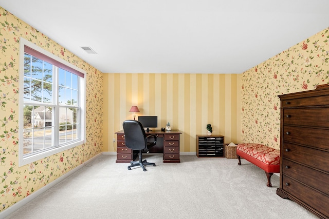 415 Raymond Rd, Plymouth, MA 02360 - home office featuring carpet and visible vents